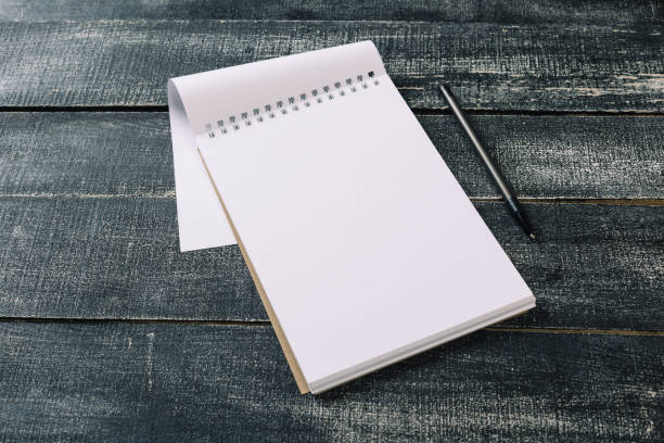 istock Clean Magazine pages. Blank page or notepad for mockups 1183040304