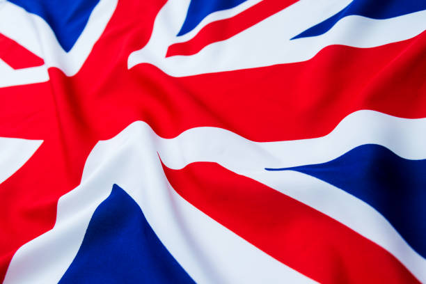 close up of british flag - british flag freedom photography english flag imagens e fotografias de stock