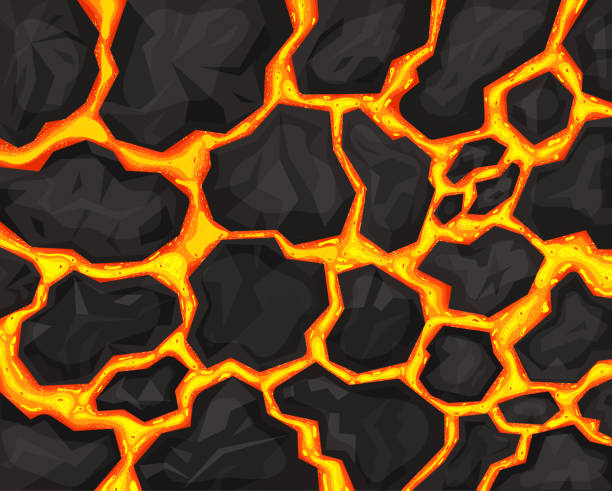 Download Lava, Volcanic, Background. Royalty-Free Stock Illustration ...