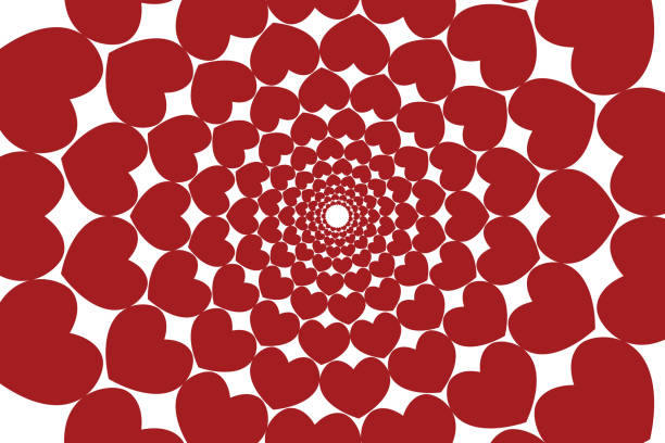 Loading With Heart Shape On Blue Background