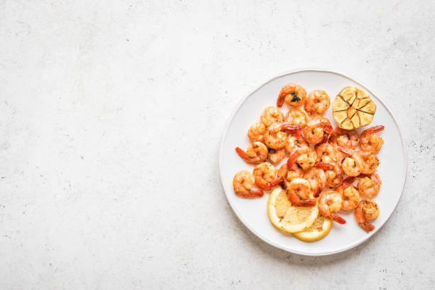 istock Roasted shrimps, prawns 1183046988