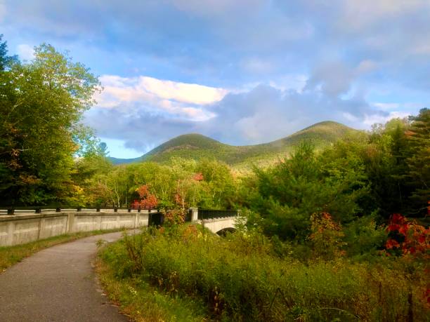istock Lincoln Woods Bridge — White Mountain 1183048885