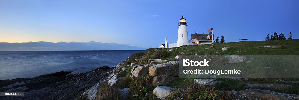 Phare de Pemaquid - Photo de Pointe de Pemaquid libre de droits