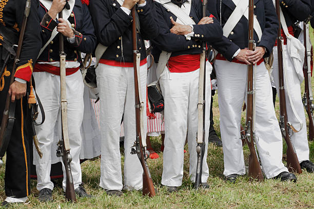 istock Group of 19th Century soldiers 118305308