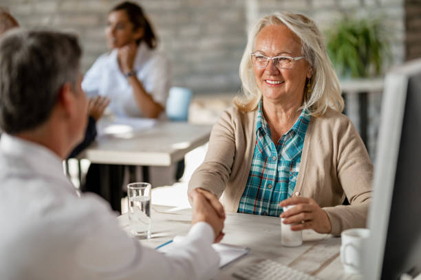 istock Your consultations have been very helpful, doctor! 1183054051