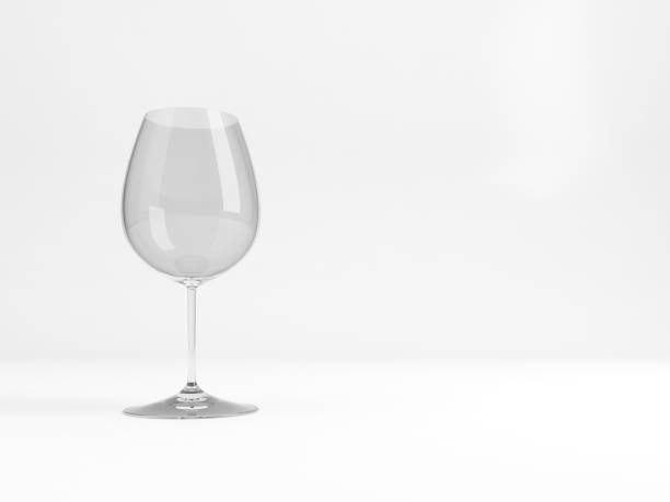 istock Empty standard Pinot Noir red wine glass 1183055195