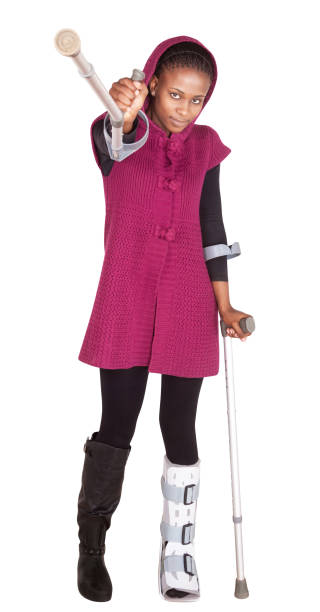 istock African woman broken leg 1183062085