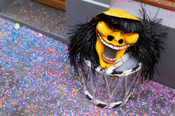 Costumes and masks on the \