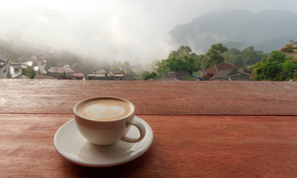 istock A cup of coffee on a table. 1183065789