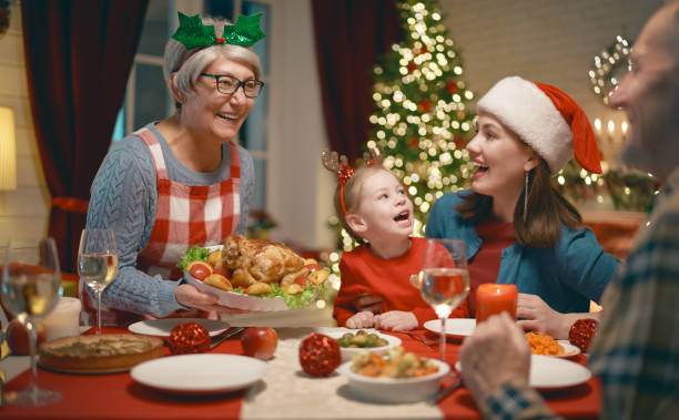 istock family celebrating Christmas 1183066666