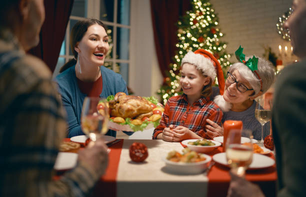 istock family celebrating Christmas 1183066667