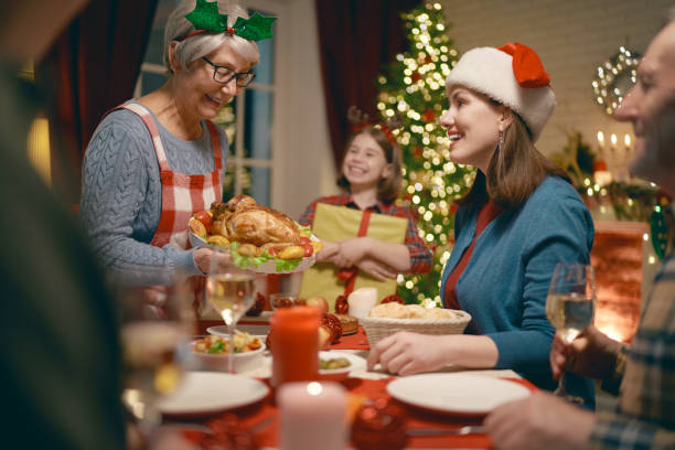istock family celebrating Christmas 1183066700