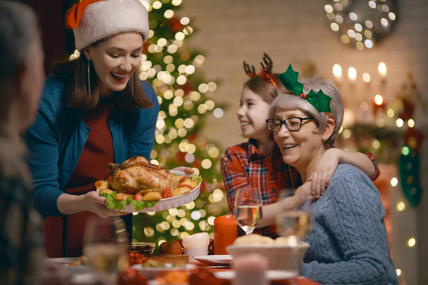 istock family celebrating Christmas 1183066712