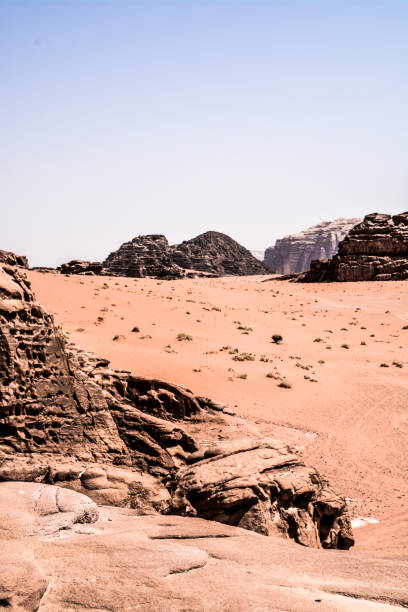 istock Walking in the Wadi Rum desert 1183072366