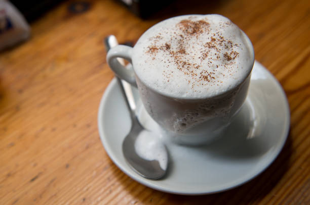 istock cappuccino  coffee with froth top 1183073582