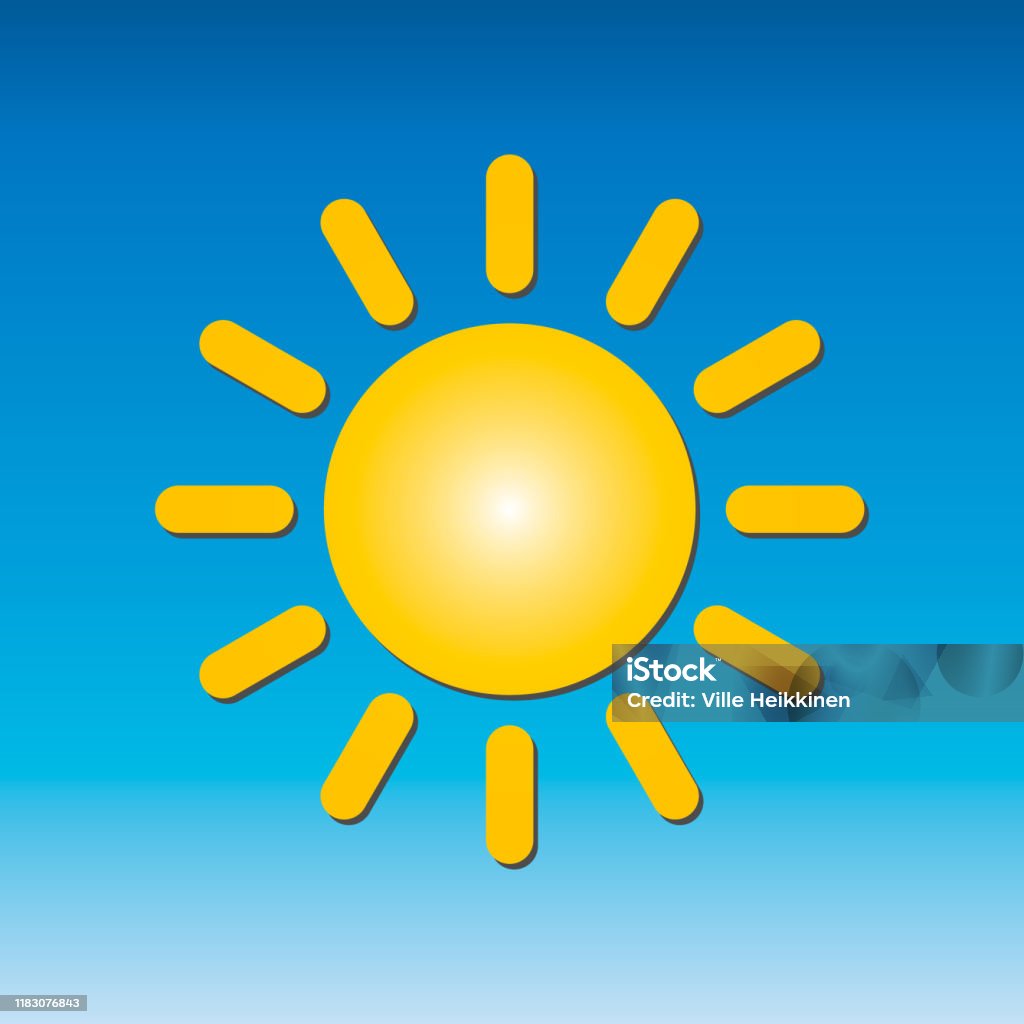 Biểu Tượng Mặt Trời Thời Tiết Và Ánh Nắng Mặt Trời Biểu Tượng Logo ...