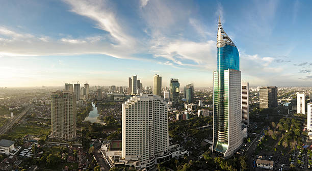 miejski krajobraz dżakarty - indonesia zdjęcia i obrazy z banku zdjęć