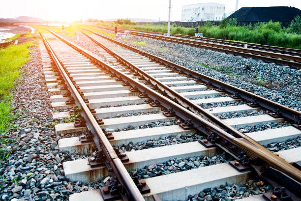 istock Railway next to the coal mine 1183080841