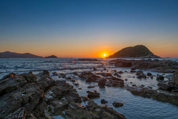 istock Sunrise scenery by the sea 1183085275