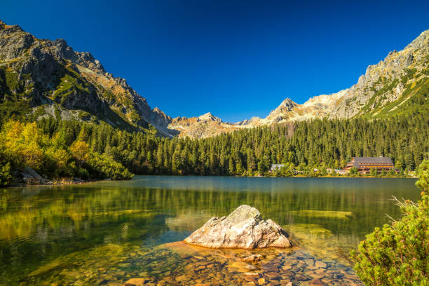 istock Mountain landscape at autumn season. 1183086471