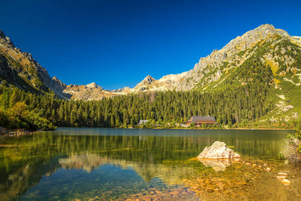 istock Mountain landscape at autumn season. 1183086489