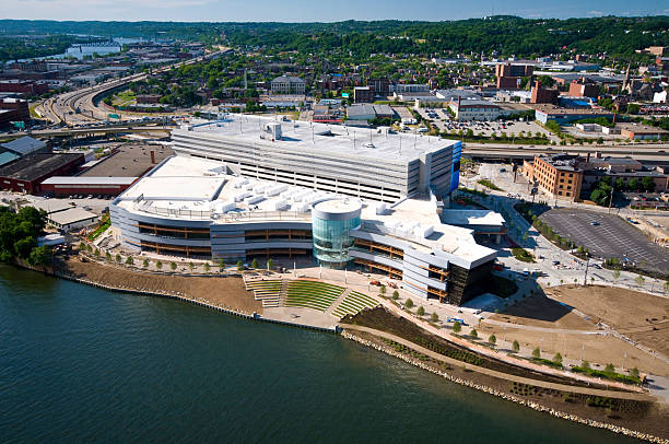 Pittsburgh Casino Construction stock photo