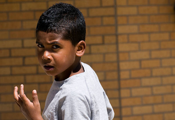 istock Sad Angry African American Boy Crying 118309315