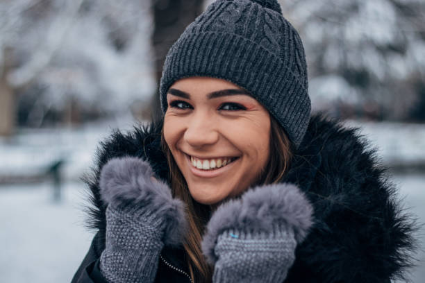 istock Pretty young woman on a cold day 1183093192