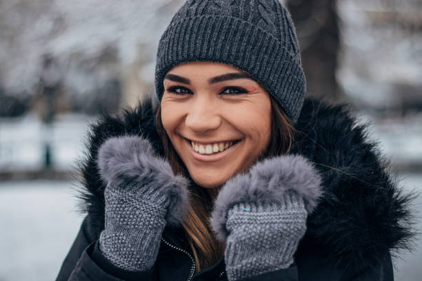 istock Pretty young woman on a cold day 1183093271