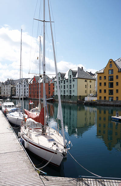 istock boats in a river near buildings 118309672