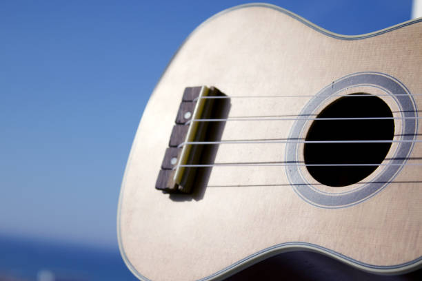 istock Natural wood ukulele. No people 1183097301