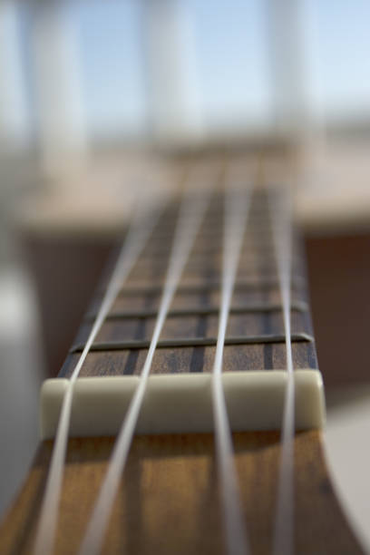 istock Natural wood ukulele. No people 1183097311