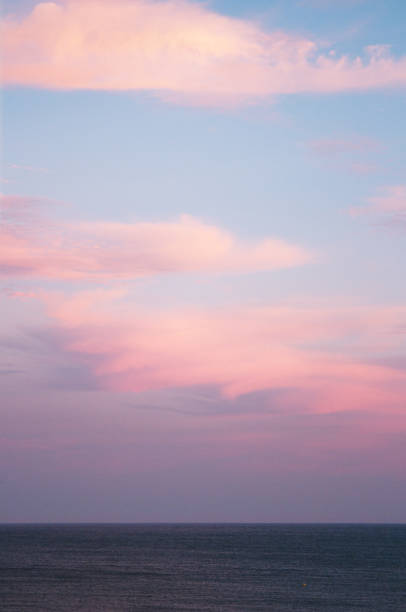 istock Sunset with clouds. Different shapes and colors 1183097462