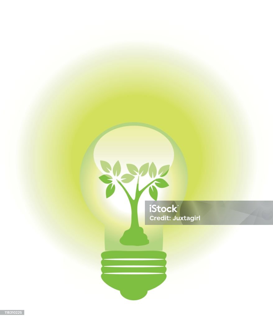 Eco ampoule de - clipart vectoriel de Ampoule à basse consommation libre de droits