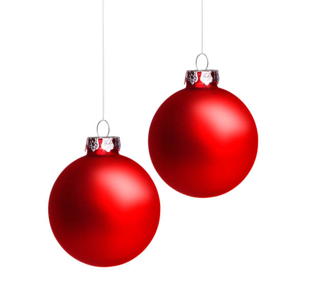 istock Shiny Christmas ball insulated on white background 1183103231