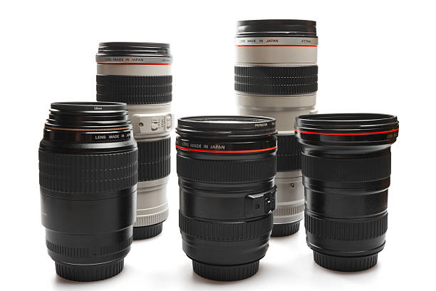 istock Set of camera lenses isolated 118310325