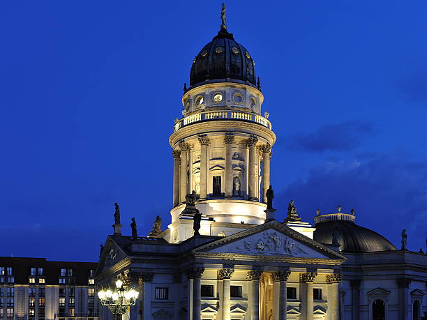 istock Berlin at Gendarmenplatz Twilight German Cathedral 118311343