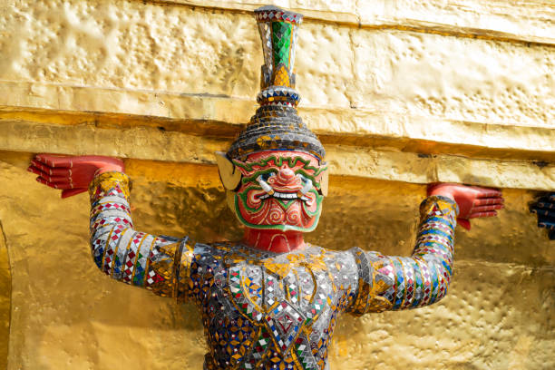 istock Thai temple guardian giant 1183117271