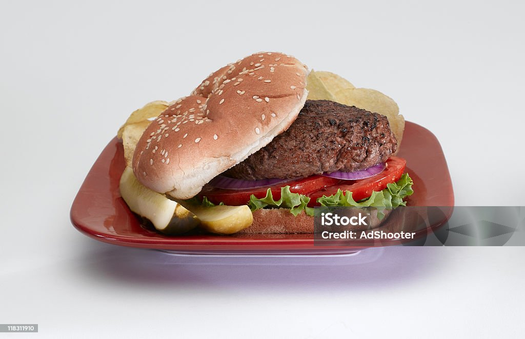hamburger - Foto stock royalty-free di Alimentazione non salutare