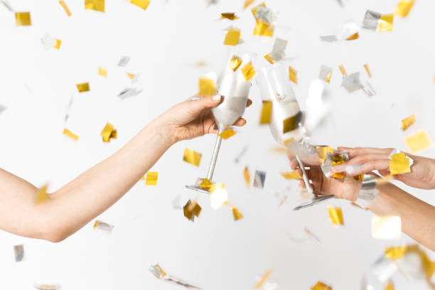 istock Champagne and Confetti Celebration 1183120774