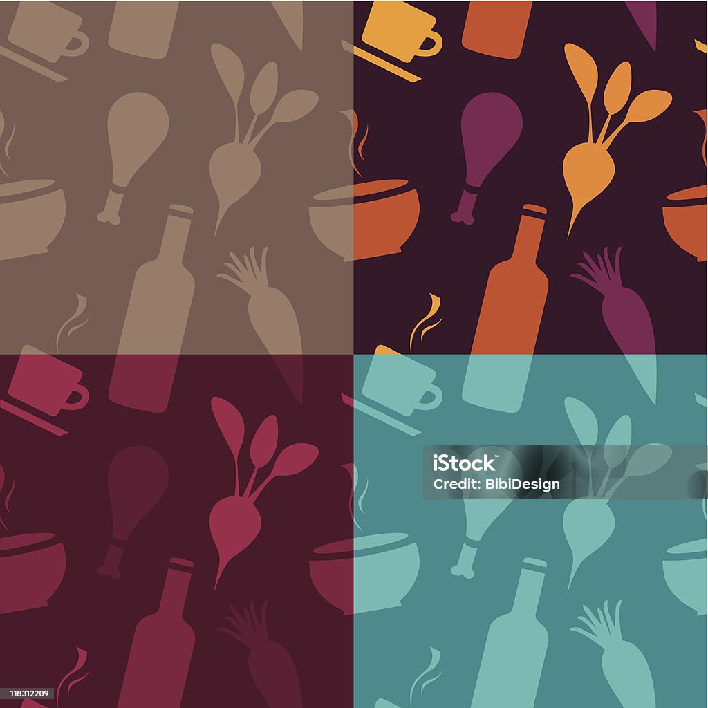 Small Resturant Pattern Restaurant Pattern Stock Illustration - Download Image Now ...