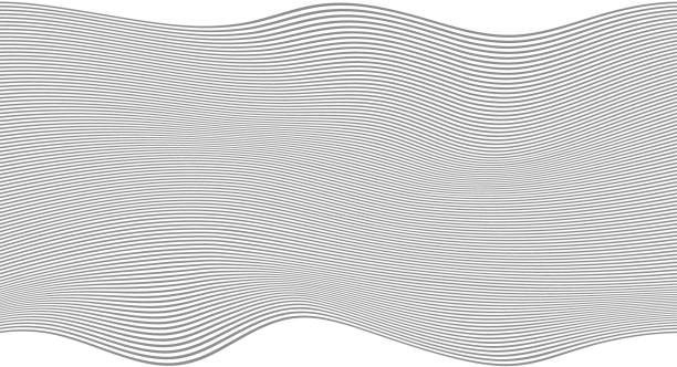 черно-белая волна stripe background - простая текстура для вашего дизайна. фон векторной иллюстрации eps10 - 7646 stock illustrations
