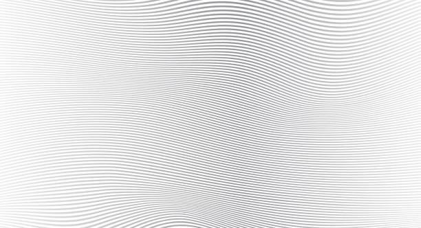 illustrations, cliparts, dessins animés et icônes de noir et blanc vague stripe background - texture simple pour votre conception. fond d'illustration vectorielle d'eps10 - plein cadre