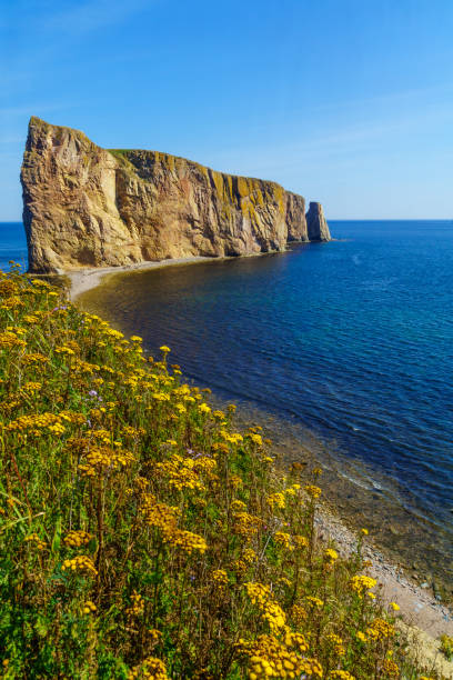 istock Perce rock, at the tip of Gaspe Peninsula 1183125536