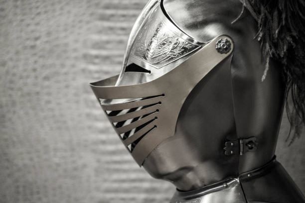 騎士鋼頭盔牆背景 - arsenal 個照片及圖片檔