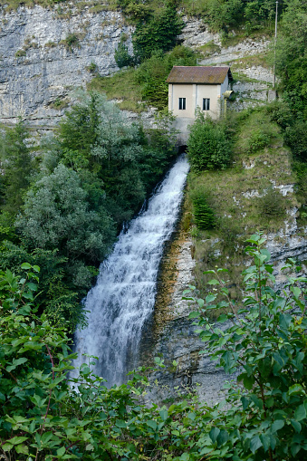 River in National Park Tre Cime di Lavaredo Dolomites South Tyrol