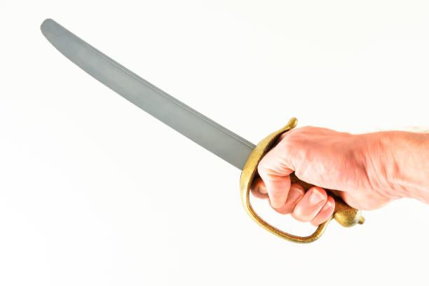 istock Close-up of toy sword knife 1183131357