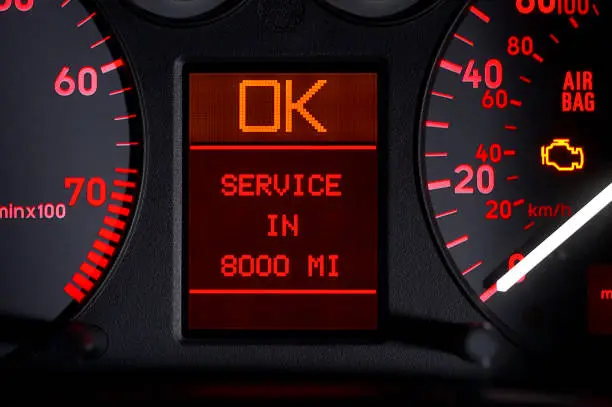 Photo of Digital car odometer