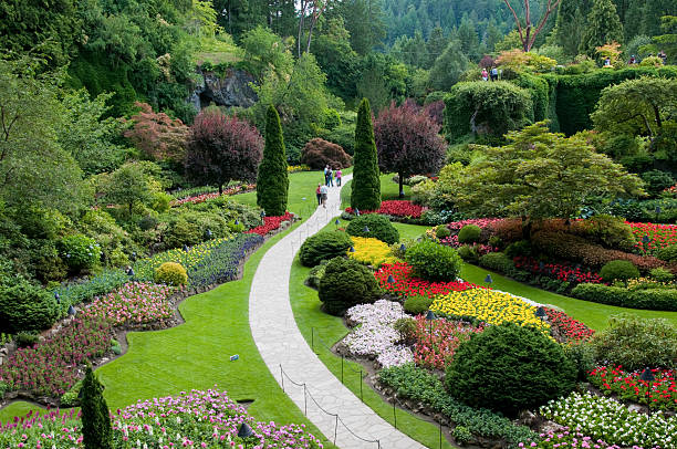 istock Butchart Gardens - Sunken Garden view 118313544