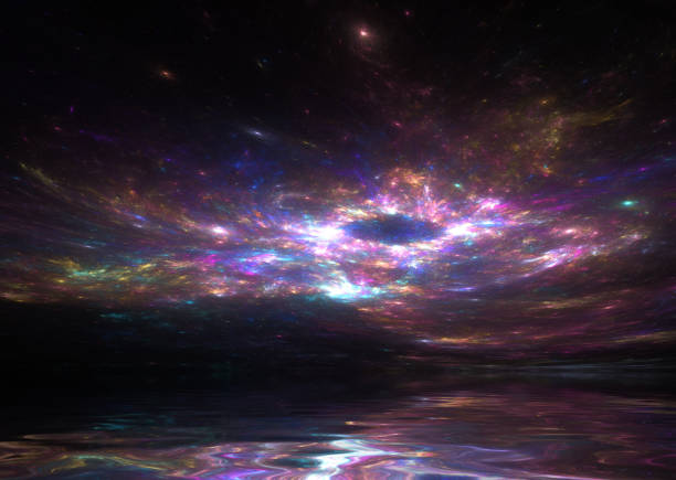 cosmic fantastic background, 3-d render